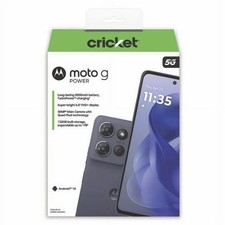 Cricket Wireless Motorola Moto G Power 2025 8GB RAM 128GB Gray Prepaid Phone