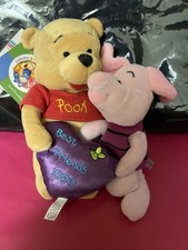 Disney Winnie The Pooh And Piglet Friendship Beanie Plush Set          143