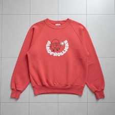 80's pullover sweatshirt pink raglan sleeve vintage