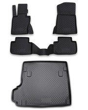 TPE Kofferraumwanne Fußmatten Set für BMW X3 E83 2004- Laderaumwanne Matten