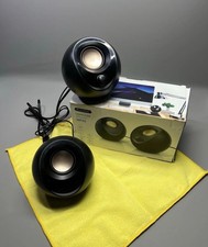 Stereo Surround Speakers for PC Laptop Wired USB Aux Loud Crystal Sound RGB Ball