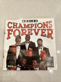 Champions Forever Boxing Turbografx 16 Hucard, Manual and Sleeve Tested
