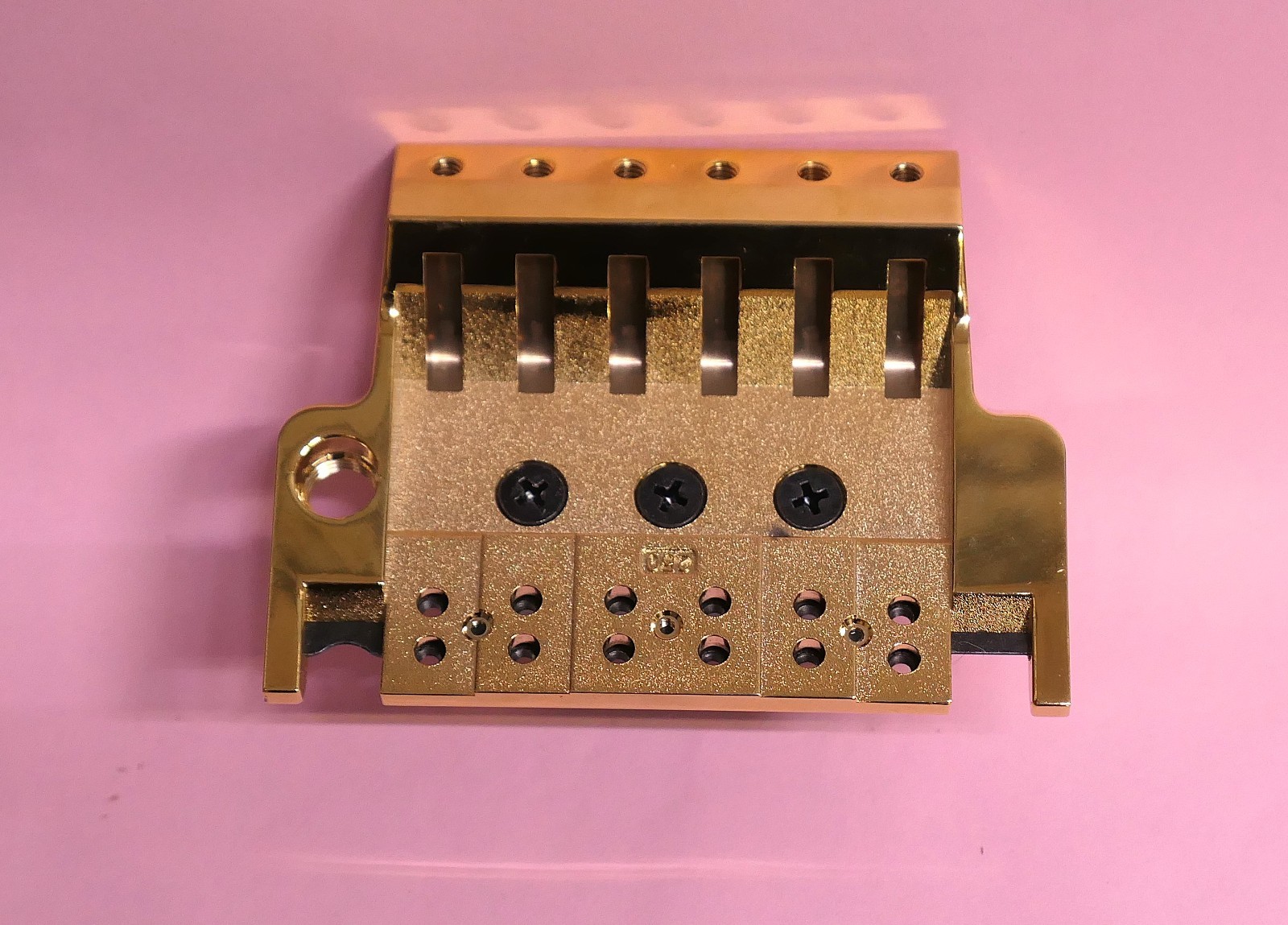 IBANEZ EDGE TREMOLO BRIDGE PLATE & BLOCK GOLD parts Part # 2ED1R31G
