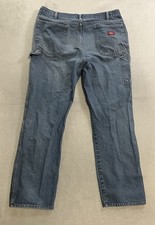Vintage Dickies Carpenter Jeans Men's Size 36x29 Blue Denim Loop Workwear Skater