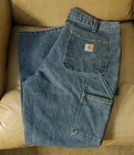 36x30 Carhartt Carpenter Jeans; Relaxed Fit, Work Jeans, Men FREE SHIPPING