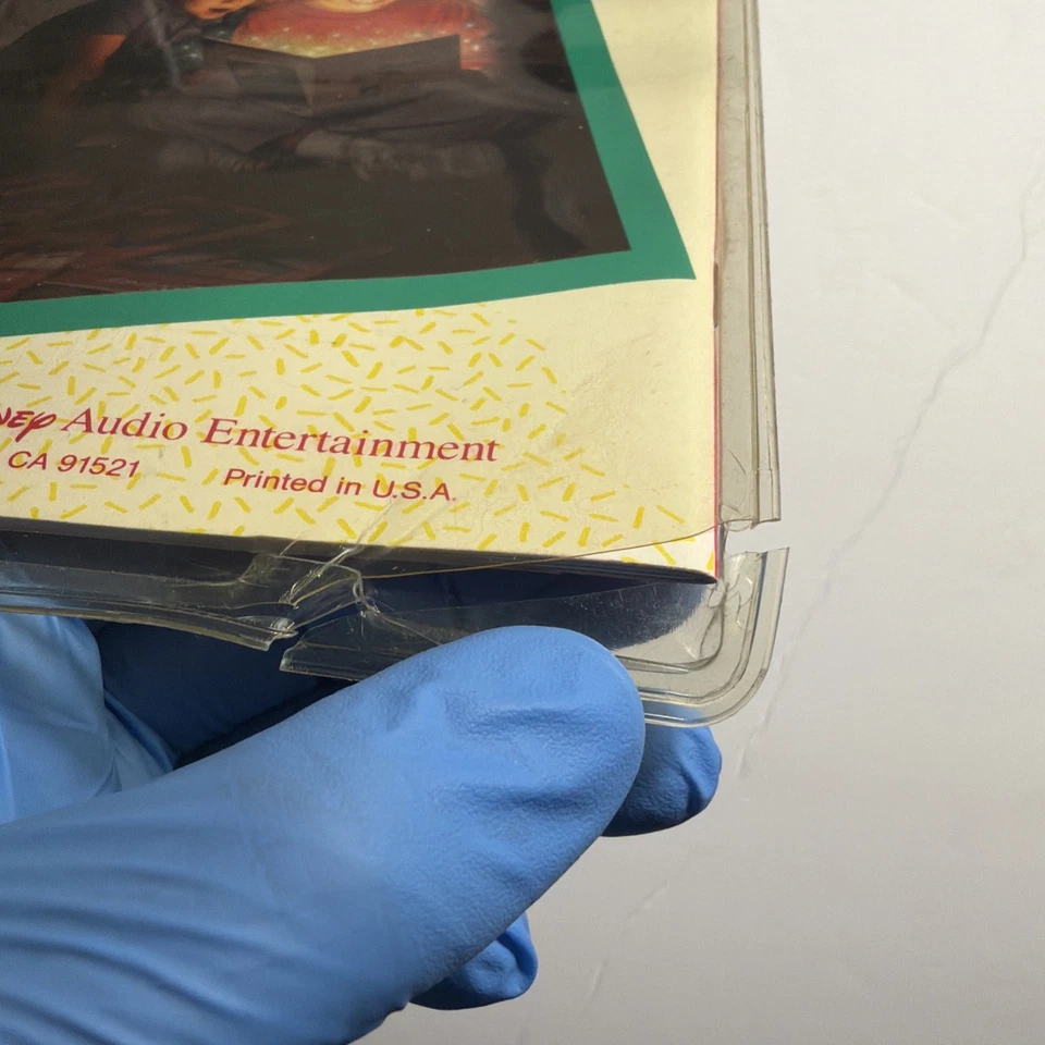 Cinta de libro y casete vintage de Disney Read Along 1988 Ariel Mysterious World Above Foto 4 de 4