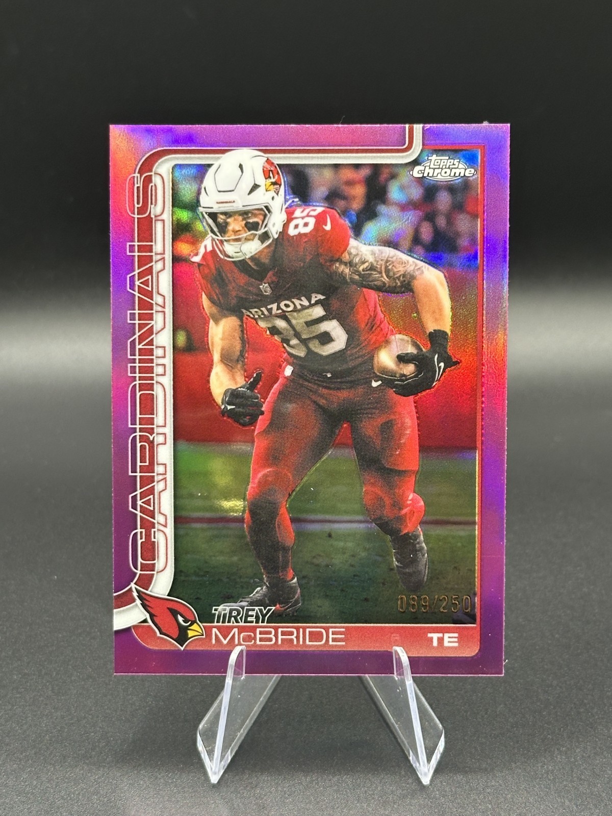2025 Topps Chrome - Trey McBride #4 Pink Refractor /250