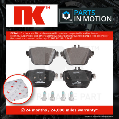 Brake Pads Set Rear 223397 NK 0004206200 0004207903 A0004206200 Quality New