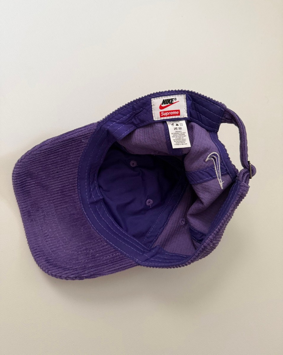 Supreme x Nike SS22 Arc Corduroy 6-Panel Cap Purple | eBay