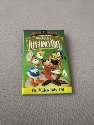 Walt Disney USA Button von 1997 Fun and fancy free 50th Jubiläum 
