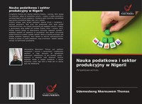 Nauka Podatkowa I Sektor Produkcyjny W Nigerii Perspektywa Wzrostu Thomas Buch