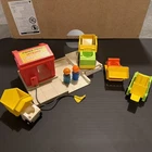 Fisher-Price Little People Vintage Lift and Load Lumber Yard Playset