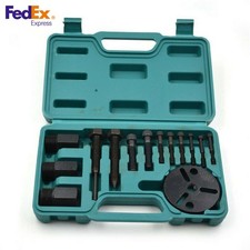 Compressor Clutch Sucker Puller Kit For Car AC R134A Remover Repair S-Size Tools