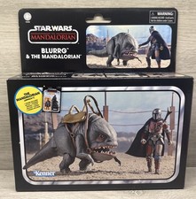Star Wars Vintage Collection Blurrg and The Mandalorian Action Figures