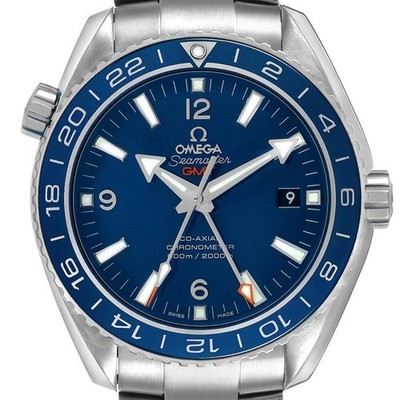 Omega Seamaster Planet Ocean GMT Titanium Watch 232.90.44.22.03.001 Box Card