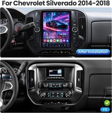 8core 4 64G Car Carplay Android Radio For 2014-18 Chevrolet Silverado GMC Sierra