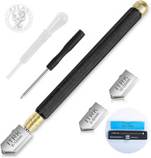 Glass Cutter 2Mm-20Mm, Upgrade Glass Cutter Tool, Pencil Style Oil Feed Carbide