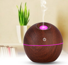 USB Aroma Essential Oil Ultrasonic Cold Steam Diffuser Air Humidifier Purifier 7