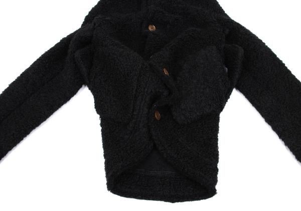 COMME des GARCONS Loop pile circle jacket black M - image 8