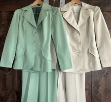 Vtg Panhandle Slim Women 2pc Pant Suits Western 60's/70's See Desc for Size Info