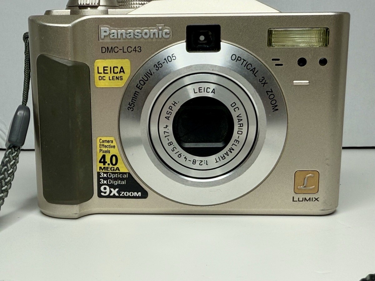 Panasonic - sun　LUMIX DMC-CM10 Leica Panasonic LUMIX DMC-LC43 4.0MP Digital Camera - Silver for