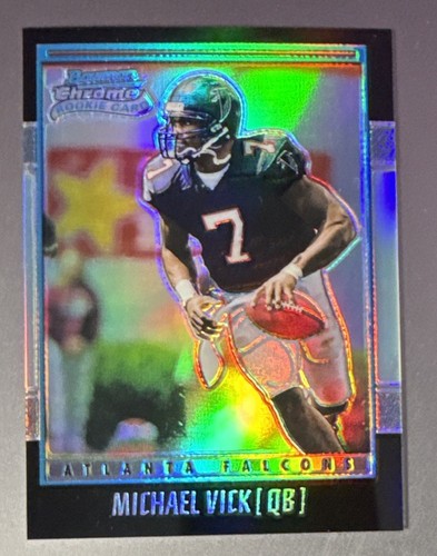 2001 Bowman Chrome REFRACTOR/1,999 Michael Vick ROOKIE /1,999