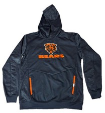 NFL Team Apparel Chicago Bears Youth Football Hoodie Logo Size 18 Front Pocket