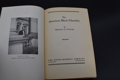 1931 *FIRST* The American Black Chamber by Herbert O. Yardley *US Secret Service - Picture 3 of 18