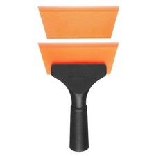 Squeegee 5 Inch Water Blade Shower Squeegee for Window Glass Door, Orange