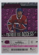 2023 Upper Deck Credentials Debut Ticket Access Pink /49 Sean Farrell #170 13og