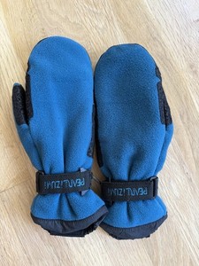 Vintage Pearl Izumi Fleece Insulated Leather Cycling Gloves Blue - Size Medium M