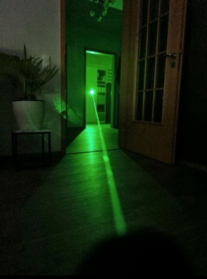 Grüner Laserpointer (Laserstift) - Class 2 Präsentation Katzenspielzeug, Sicher