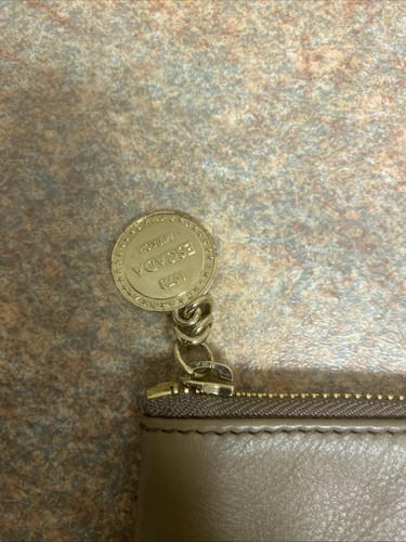 ESCADA BEIGE LEATHER BAG IPAD / TABLET BAG, ZIP CLOSURE SAN - Bild 5 von 16