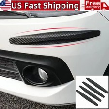 4pcs Car Bumper Guard Strips Car Bumper Protector Front Rear Anti-collision Trim
