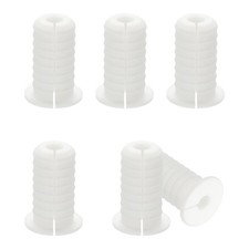 6 Pcs 3/4" Wall Grommet Cable Routing Kit for 0.28" 7mm Hole White