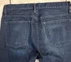 Helmut Lang Women’s Button Fly 2008 Vintage Dark Wash Straight Leg Jeans 30 X 36 — photo 4