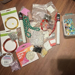 Jewelry Making Supplies Lot - Beads
