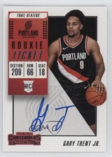 2018-19 Panini Contenders Rookie Ticket Gary Trent Jr #125 Auto 7f0