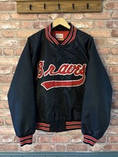 Vintage 80s Braves Hockey Varsity Jacket - Si...