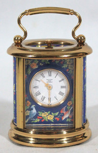 Halcyon Days Enamel Clock | eBay