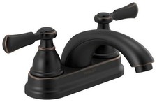 Peerless Elmhurst Bathroom Faucet Centerset in Oil Rubbed Bronze P2465LF-OB