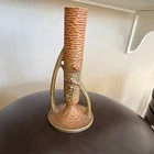 Roseville Art Pottery Floral Brown Green Vintage Ceramic Vase 152-7 Botanical