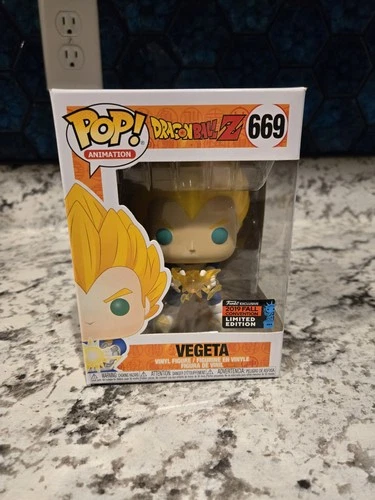 Funko POP! Animation Dragon Ball Z VEGETA #669 Fall Convention Exclusive Vaulted