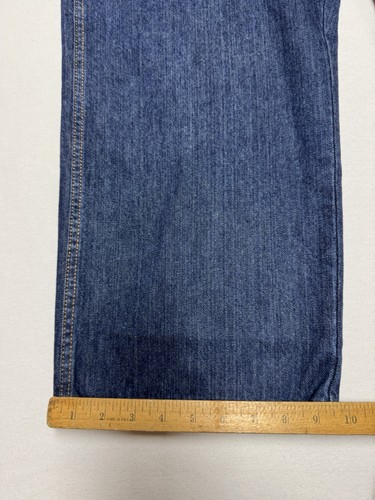 NEW Dickies 5 Pocket Work Jeans Mens 42 x 29 Blue Dark Wash Straight Leg Denim - Picture 7 of 8