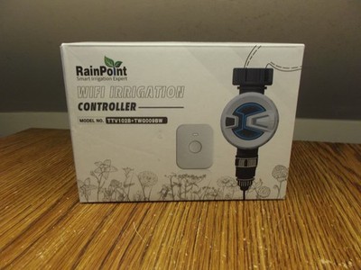 NEW NEVER USED RAINPOINT WIFI IRRIGATION CONTROLLER TTV102B TWG009BW