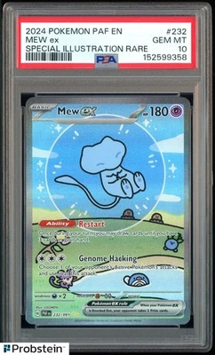 2024 Pokemon Paf En Special Illustration Rare #232 Mew Ex PSA 10 GEM MINT
