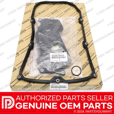 GENUINE Lexus OEM Oil Strainer Filter +Seal 35330-50030 + Pan Gasket 35168-50010 - Image 1 of 3