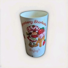 VTG Strawberry Shortcake Plastic Drinking Cup Tumbler Deka American Greetings 2