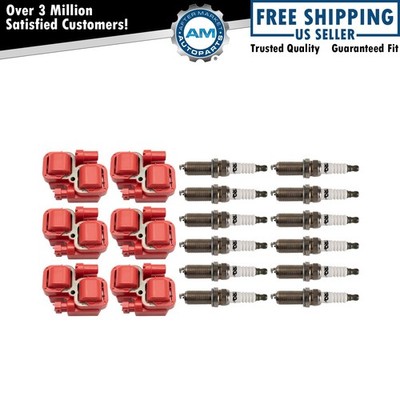 TRQ Ignition Coils & Spark Plugs Fits 05-06 Crossfire 01-10 Mercedes-Benz