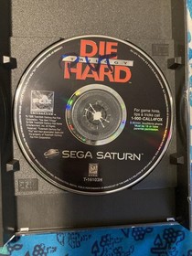 Die Hard Trilogy Sega Saturn 1997 In Case With Manual & Registration Card